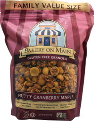 3 PACK of Bakery On Main Gluten Free Granola Nutty Cranberry Maple -- 22 oz
