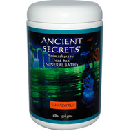 Ancient Secrets, Lotus Brand Inc., Aromatherapy Dead Sea, Mineral Baths, Eucalyptus, 2 lbs (908 g)