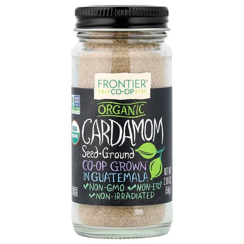 <img alt="Frontier Co-op, Organic Cardamom Seed, Ground, 2.08 oz (58 g)" title="Frontier Co-op, Organic Cardamom Seed, Ground, 2.08 oz (58 g),089836184757"