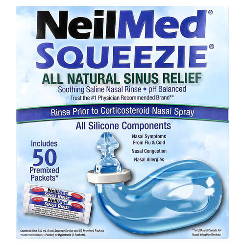 <img alt="Squip, NeilMed Squeezie, All Natural Sinus Relief, 1 Kit" title="Squip, NeilMed Squeezie, All Natural Sinus Relief, 1 Kit,894321000449"