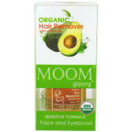 Moom, Organic Hair Remover Kit, With Avocado, Face and Eyebrows, 3 oz (85 g)