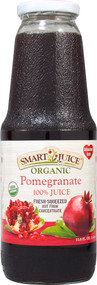3 PACK of Smart Juice Organic 100% Juice Pomegranate -- 33.8 fl oz
