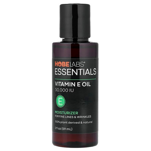 <img alt="Hobe Labs, Essentials, Vitamin E Oil, 2 fl oz (59 ml)" title="Hobe Labs, Essentials, Vitamin E Oil, 2 fl oz (59 ml),076791010016"