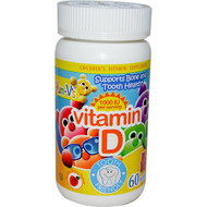 Yum-Vs, Vitamin D, Yummy Berry Flavor, 1000 IU, 60 Jellies