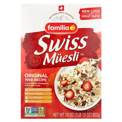 <img alt="Familia, Swiss Muesli, Original 1959 Recipe, 29 oz (822 g)" title="Familia, Swiss Muesli, Original 1959 Recipe, 29 oz (822 g),072762012164"