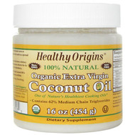 Healthy Origins Organic Extra Virgin Coconut Oil -- 16 oz
