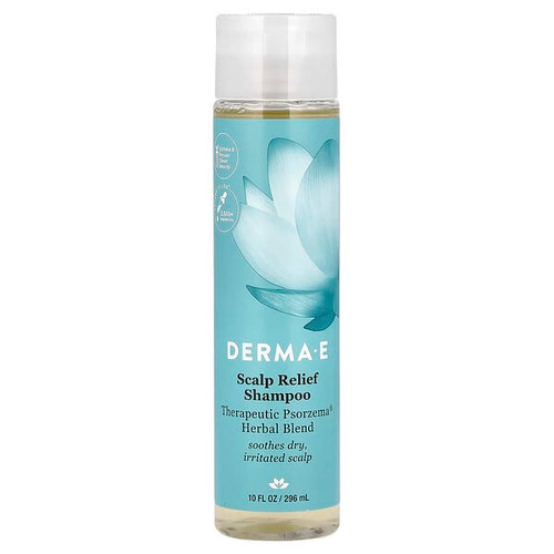<img alt="DERMA E, Scalp Relief Shampoo, 10 fl oz (296 ml)" title="DERMA E, Scalp Relief Shampoo, 10 fl oz (296 ml),030985087307"