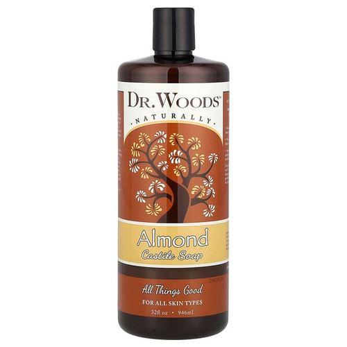<img alt="Dr. Woods, Almond Castile Soap, 32 fl oz (946 ml)" title="Dr. Woods, Almond Castile Soap, 32 fl oz (946 ml),689191512037"