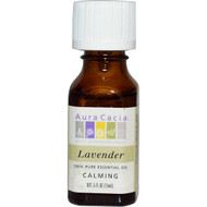 Aura Cacia, Pure Essential Oil, Lavender, .5 fl oz (15 ml)
