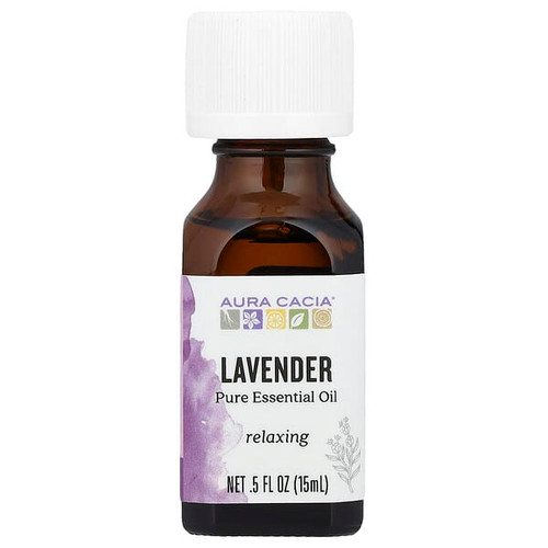 <img alt="Aura Cacia, Pure Essential Oil, Lavender, 0.5 fl oz (15 ml)" title="Aura Cacia, Pure Essential Oil, Lavender, 0.5 fl oz (15 ml),051381911232"
