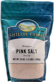 Shiloh Farms, Himalayan Pink Salt Fine Sift - 24 oz