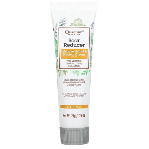 <img alt="Quantum Health, Scar Reducer, Intensive Herbal & Nutrient Cream, 0.75 oz (21 g)" title="Quantum Health, Scar Reducer, Intensive Herbal & Nutrient Cream, 0.75 oz (21 g),046985018012"