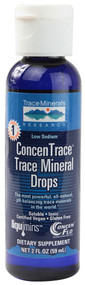 3 PACK of Trace Minerals Research ConcenTrace Trace Mineral Drops -- 2 fl oz