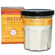 Mrs. Meyers Clean Day, Limited Edition, Scented Soy Candle, Orange Clove Scent, 4.9 oz (140 g)