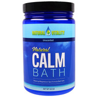 Natural Vitality, Natural Calm Bath, Unscented, 20 oz
