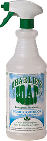 3 PACK of Charlies Soap Indoor-Outdoor Surface Cleaner -- 32 fl oz