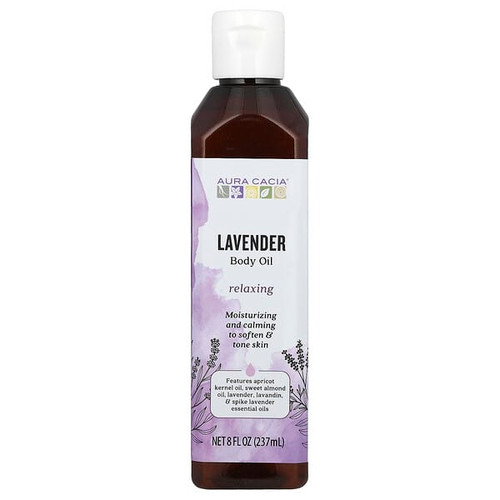 <img alt="Aura Cacia, Body Oil, Lavender, 8 fl oz (237 ml)" title="Aura Cacia, Body Oil, Lavender, 8 fl oz (237 ml),051381886196"