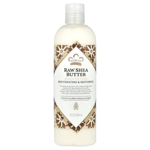 <img alt="Nubian Heritage, Body Lotion, Raw Shea Butter, 13 fl oz (384 ml)" title="Nubian Heritage, Body Lotion, Raw Shea Butter, 13 fl oz (384 ml),764302130024"
