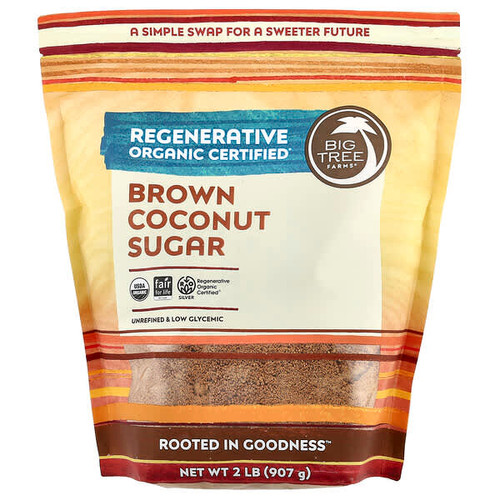 <img alt="Big Tree Farms, Brown Coconut Sugar, 2 lbs (907 g)" title="Big Tree Farms, Brown Coconut Sugar, 2 lbs (907 g),873204107246"