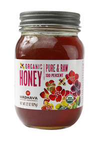 Madhava, Natural Sweeteners Organic Honey - 22 fl oz