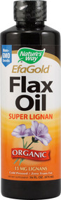 Natures Way, EFAGold Flax Oil Super Lignan - 16 fl oz