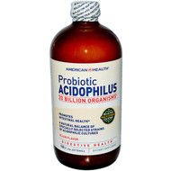 American Health Probiotic Acidophilus Plain -- 20 billion - 16 fl oz