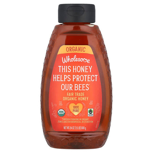 <img alt="Wholesome Sweeteners, Fair Trade Organic Honey, 24 oz (680 g)" title="Wholesome Sweeteners, Fair Trade Organic Honey, 24 oz (680 g),012511892470"