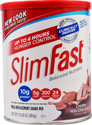Slim-Fast, Meal Replacement Shake Mix,  Creamy Milk Chocolate - 12.83 oz