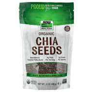 <img alt="NOW Foods, Real Food, Organic Chia Seeds, 12 oz (340 g)" title="NOW Foods, Real Food, Organic Chia Seeds, 12 oz (340 g),733739062444"