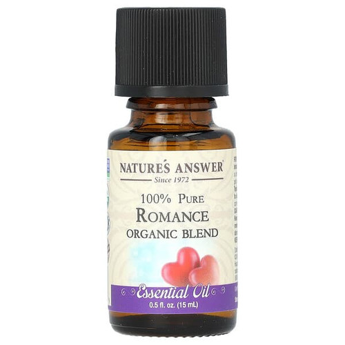<img alt="Natures Answer, 100% Pure Organic Essential Oil, Romance, 0.5 fl oz (15 ml)" title="Natures Answer, 100% Pure Organic Essential Oil, Romance, 0.5 fl oz (15 ml),083000266959"