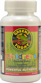 Greens Today Childrens Superfood Chewable Wafers - 60 Chewable Wafers