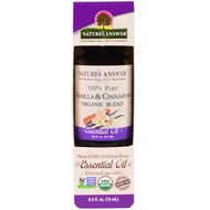 Natures Answer 100% Pure Organic Essential Oil Blend Vanilla & Cinnamon -- 0.5 fl oz