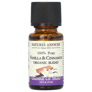 <img alt="Natures Answer, 100% Pure Organic Essential Oil Blend, Vanilla & Cinnamon, 0.5 fl oz (15 ml)" title="Natures Answer, 100% Pure Organic Essential Oil Blend, Vanilla & Cinnamon, 0.5 fl oz (15 ml),083000266997"