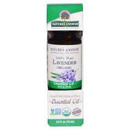 Natures Answer, Organic Essential Oil, 100% Pure Lavender, 0.5 fl oz (15 ml)