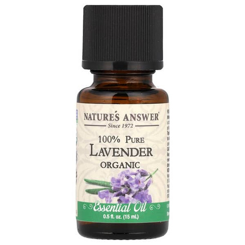 <img alt="Natures Answer, 100% Pure Organic Essential Oil, Lavender, 0.5 fl oz (15 ml)" title="Natures Answer, 100% Pure Organic Essential Oil, Lavender, 0.5 fl oz (15 ml),083000266409"