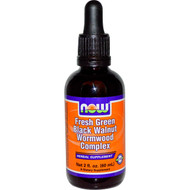 Now Foods, Fresh Green Black Walnut Wormwood Complex, 2 fl oz (60 ml)