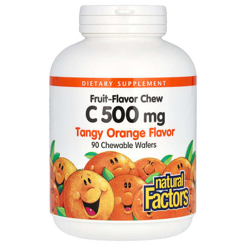<img alt="Natural Factors, Vitamin C, Fruit-Flavor Chew, Tangy Orange, 500 mg, 90 Chewable Wafers" title="Natural Factors, Vitamin C, Fruit-Flavor Chew, Tangy Orange, 500 mg, 90 Chewable Wafers,068958013305"
