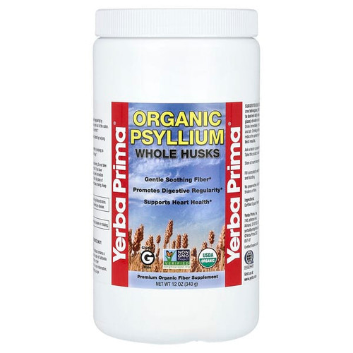 <img alt="Yerba Prima, Organic Psyllium Whole Husks, 12 oz (340 g)" title="Yerba Prima, Organic Psyllium Whole Husks, 12 oz (340 g),046352001319"