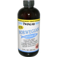Twinlab, Norwegian Cod Liver Oil, Cherry, 12 fl oz (355 ml)