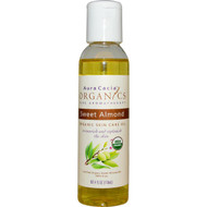 Aura Cacia, Organics, Skin Care Oil, Nurturing Sweet Almond, 4 fl oz (118 ml)