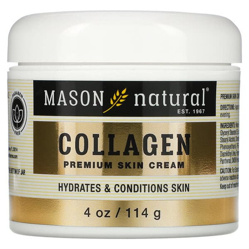 <img alt="Mason Natural, Collagen Premium Skin Cream, Pear, 4 oz (114 g)" title="Mason Natural, Collagen Premium Skin Cream, Pear, 4 oz (114 g),311845147547"