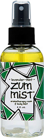 3 PACK of Zum Mist Aromatherapy Room and Body Spray Lavender-Mint -- 4 fl oz