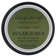 Deep Steep Sugar Scrub Rosemary & Mint -- 8 oz