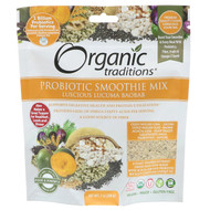 Organic Traditions Probiotic Smoothie Mix Lucuma Baobab -- 7 oz