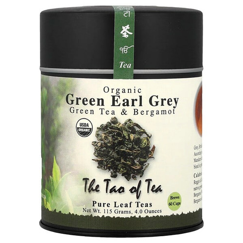 <img alt="The Tao of Tea, Organic Green Tea & Bergamot, Green Earl Grey, 4 oz (115 g)" title="The Tao of Tea, Organic Green Tea & Bergamot, Green Earl Grey, 4 oz (115 g),689951310101"
