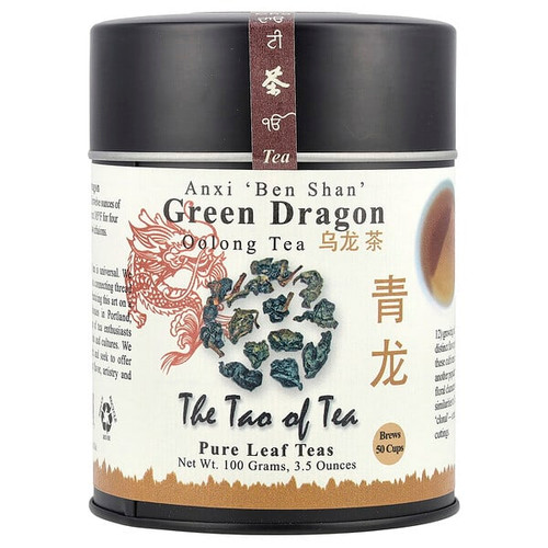 <img alt="The Tao of Tea, Oolong Tea, Green Dragon, 3.5 oz (100 g)" title="The Tao of Tea, Oolong Tea, Green Dragon, 3.5 oz (100 g),689951410207"