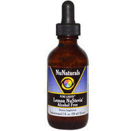 NuNaturals, Pure Liquid, Lemon NuStevia, Alcohol Free, 2 fl oz (59 ml)