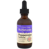 NuNaturals, Peppermint NuStevia, 2 fl oz (59 ml)