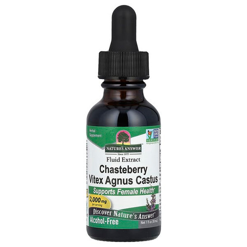 <img alt="Natures Answer, Chasteberry Vitex Agnus Castus, Fluid Extract, Alcohol-Free, 2,000 mg, 1 fl oz (30 ml)" title="Natures Answer, Chasteberry Vitex Agnus Castus, Fluid Extract, Alcohol-Free, 2,000 mg, 1 fl oz (30 ml),083000005923"