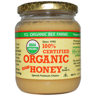 3 PACK of YS Eco Bee Farms 100% Organic Raw Honey -- 16 oz
